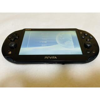プレイステーションヴィータ(PlayStation Vita)のPSVita PCH-2000 ZA11 本体 ブラック 動作良好(家庭用ゲーム機本体)