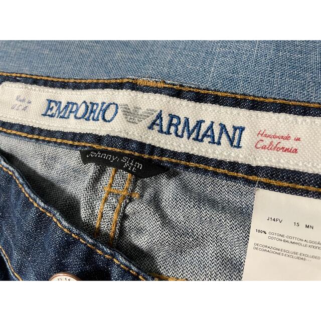 Emporio Armani(エンポリオアルマーニ)のEMPORIO ARMANI ジーンズ　ハンドメイド　USA製　33 メンズのパンツ(デニム/ジーンズ)の商品写真