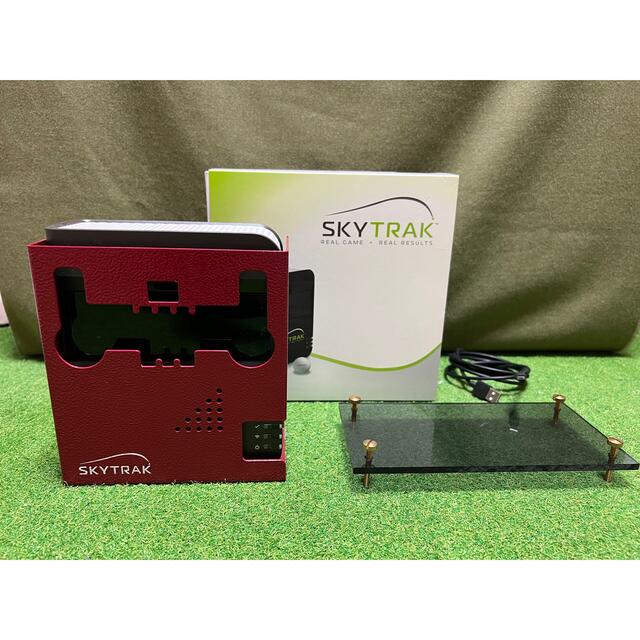 弾道計測機 スカイトラック SkyTrak、プロテクター、高さ調整台座付き