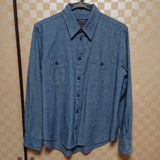 ポロラルフローレン(POLO RALPH LAUREN)のポー様専用 ラルフローレン コットンシャンブレーシャツ レディースXLサイズ(シャツ/ブラウス(長袖/七分))