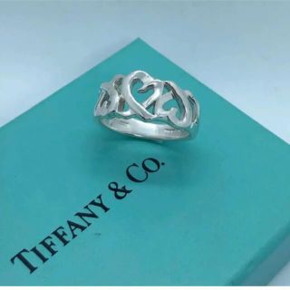 Tiffany & Co. - 極美品 Tiffanyティファニートリプルラビングリング