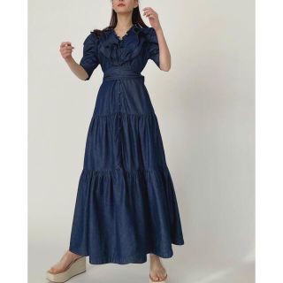 スナイデル(SNIDEL)の【SALE】snidel×新木優子コラボワンピ(ロングワンピース/マキシワンピース)