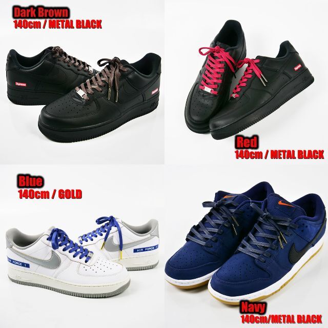 ワックスシューレース WAX SHOELACE 靴ひも 平紐 スニーカー 靴紐 メンズの靴/シューズ(スニーカー)の商品写真