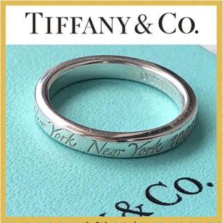 ティファニー(Tiffany & Co.)の極美品　Tiffany ティファニー ノーツナローリング 9号　シルバー925(リング(指輪))