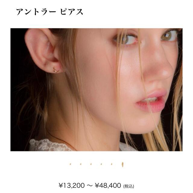 プリュイ PLUIE アントラー ピアス レディースのアクセサリー(ピアス)の商品写真