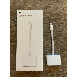 アップル(Apple)のAPPLE Lightning DigitaL AVアダプタ 正規品(その他)