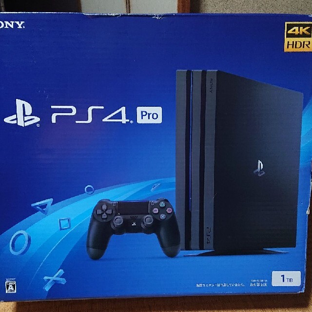 PS4 Pro CUH-7200BB01 1TB ジェット・ブラック ソフト２本