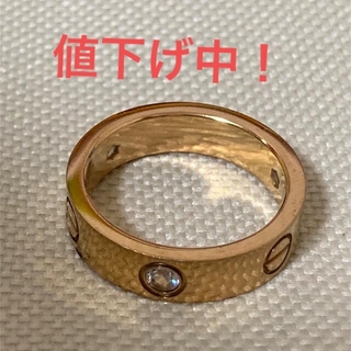  指輪 リング イエローゴールドフルダイヤ ハイクオリティー K18 お値下げ(リング(指輪))