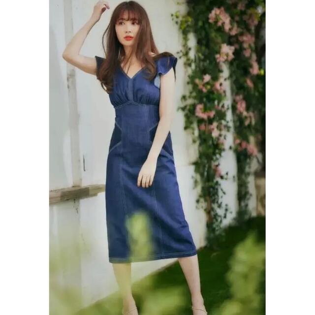 新品タグつき☆herlipto デニムワンピース レディース ワンピース