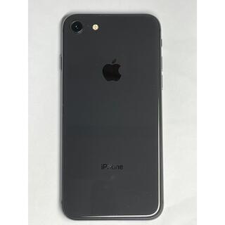 アップル(Apple)の【美品】iPhone 8  スペースグレイ64 GB SIMロック解除済み(スマートフォン本体)