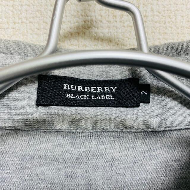 BURBERRY BLACK LABEL(バーバリーブラックレーベル)の一点物　BURBERRY BLACK LABEL アーガイルポロシャツ メンズのトップス(ポロシャツ)の商品写真