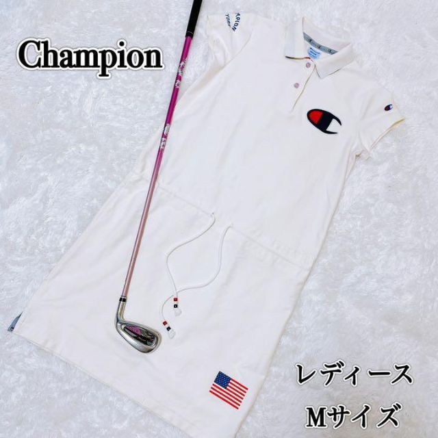 【Champion】レディース　ワンピース　ポロシャツ　かわいい　サイズ:M