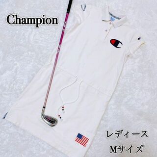 チャンピオン(Champion)の【Champion】レディース　ワンピース　ポロシャツ　かわいい　サイズ:M(ウエア)