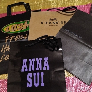 アナスイ(ANNA SUI)のショップ袋　ANNA SUI、COACH(美品)ほか計4点(ショップ袋)