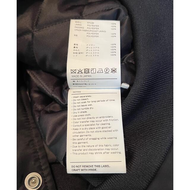 W)taps(ダブルタップス)のWTAPS 21AW TEAM JACKET 黒 L クロスボーン メンズのジャケット/アウター(ブルゾン)の商品写真