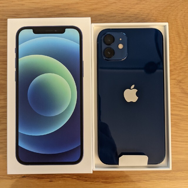 ビッグ割引 12 iPhone Apple - iPhone 64GB SIMフリー ブルー