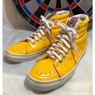 ヴァンズ(VANS)のVANS SK8-Hi スニーカー　26cm   イエロー(スニーカー)