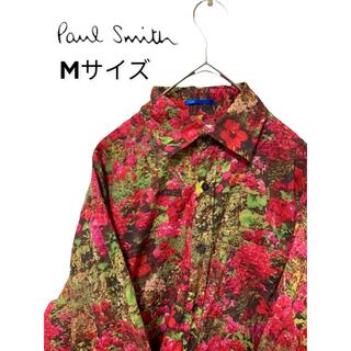 ポールスミス(Paul Smith)の極美品　Paul Smith ポールスミス メンズ 長袖シャツ 花柄 フラワー(シャツ/ブラウス(長袖/七分))