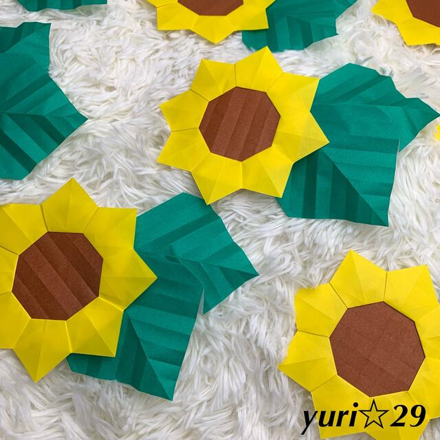 折り紙 ハンドメイド ひまわり 壁画 壁面飾り メダル 10セット | フリマアプリ ラクマ 折り紙 ハンドメイド ひまわり 壁画 壁面飾り メダル 10セット | フリマアプリ ラクマ
