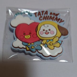 新品 TATA&CHIMMY BT21 ラバーマスコット タタ チミー(キャラクターグッズ)