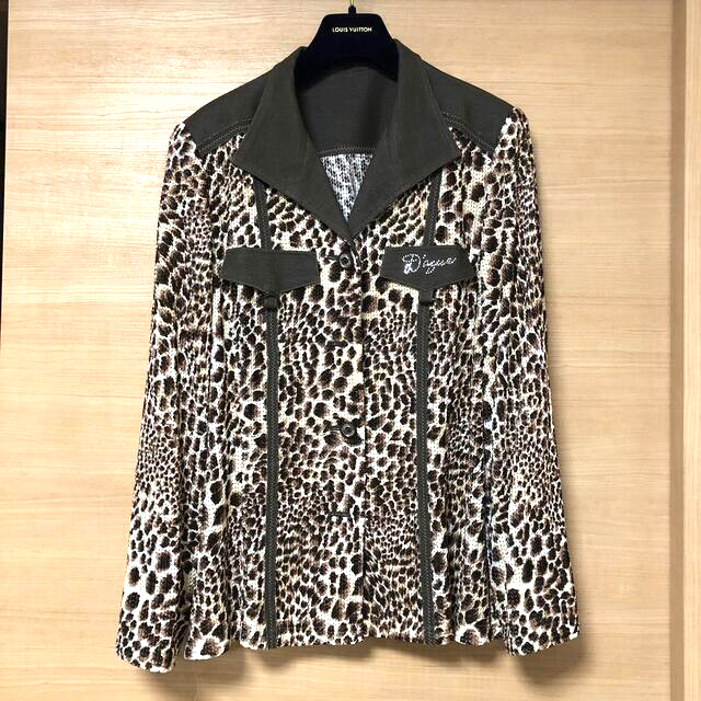 💕お洋服SALE💕美品💕Dagur💕シースルージャケット💕レオパード💕 レディースのジャケット/アウター(テーラードジャケット)の商品写真