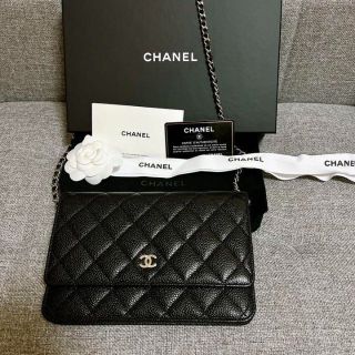 CHANEL - 極美品【CHANELシャネル】チェーンウォレット キャビアスキン ...