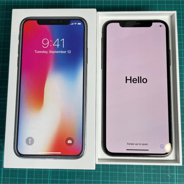 iPhone X Space Gray 64GB SIMロック解除済 apple