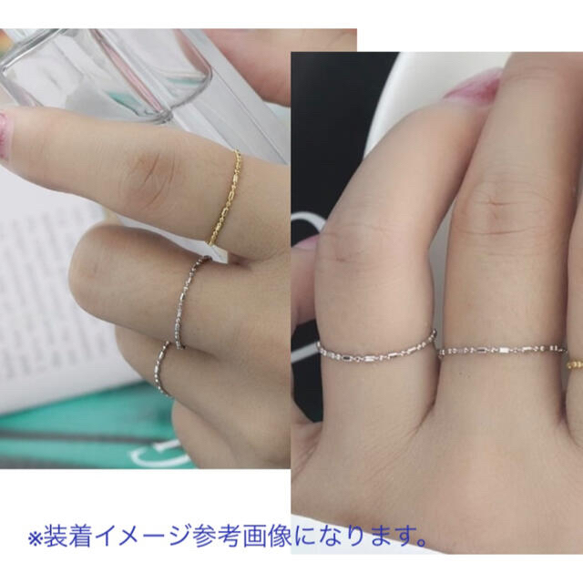 silver925★チェーンリング★シルバー レディースのアクセサリー(リング(指輪))の商品写真