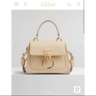 クロエ(Chloe)のり様専用　Chloe　“tess”ミニデイバッグ　ハンドバッグ　クリーム(ハンドバッグ)