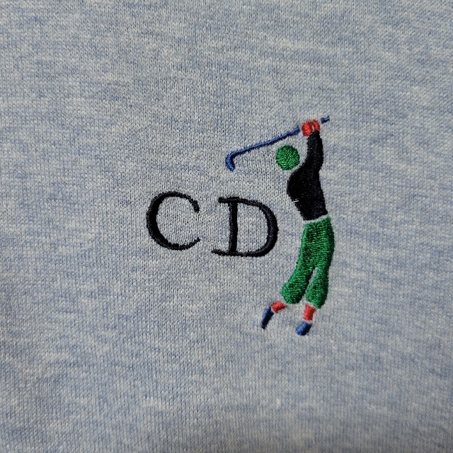 稀少】Dior CD クリスチャン ディオール 半袖 ロゴ刺繍 ポロシャツ M