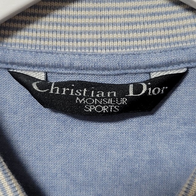 Christian Dior(クリスチャンディオール)の【稀少】Dior CD クリスチャン ディオール　半袖 ロゴ刺繍 ポロシャツ M メンズのトップス(ポロシャツ)の商品写真