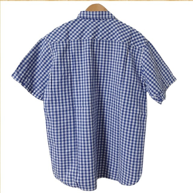 COOTIE(クーティー)のkj着用 cootie ギンガムチェックシャツ S ワッペン 半袖 降谷建志 メンズのトップス(シャツ)の商品写真