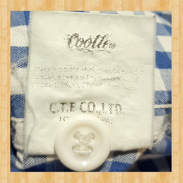 COOTIE(クーティー)のkj着用 cootie ギンガムチェックシャツ S ワッペン 半袖 降谷建志 メンズのトップス(シャツ)の商品写真