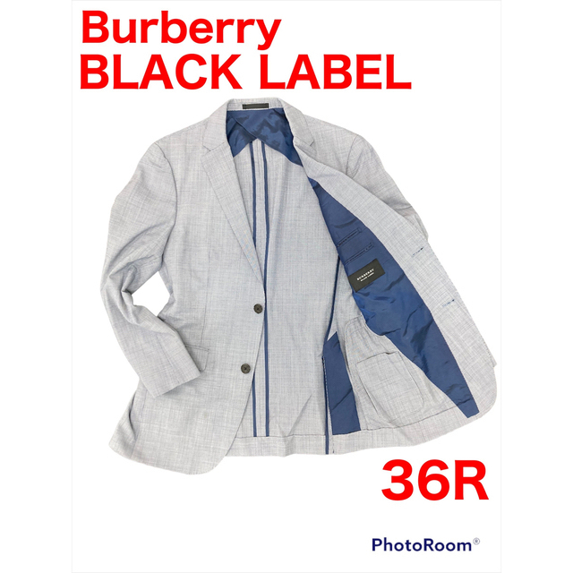 BURBERRY BLACK LABEL(バーバリーブラックレーベル)の【極美品】BURBERRY BLACKLABEL 36R セットアップスーツ メンズのスーツ(セットアップ)の商品写真