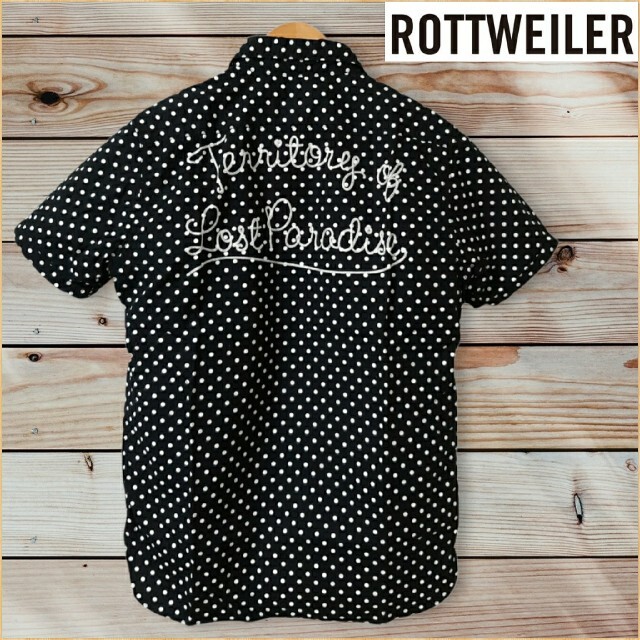 シャツ購入17745円 ROTTWEILER ロットワイラー s/s ドット柄