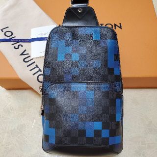 ルイヴィトン(LOUIS VUITTON)のルイヴィトン　ダミエ　グラフィット　ピクセル　アベニュー　スリングバック(ボディーバッグ)