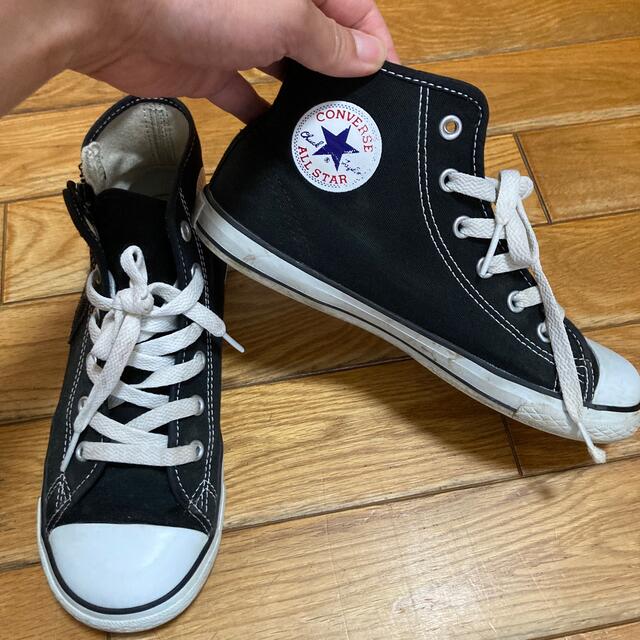 CONVERSE(コンバース)のコンバースオールスターハイカット　22センチ キッズ/ベビー/マタニティのベビー靴/シューズ(~14cm)(スニーカー)の商品写真