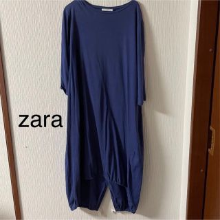 ザラ(ZARA)のZARA ロングワンピ　スリットあり(ロングワンピース/マキシワンピース)