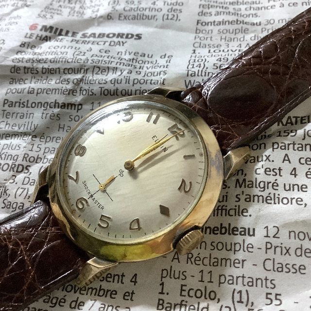 【スイス製ヴィンテージ ELGIN】手巻き腕時計