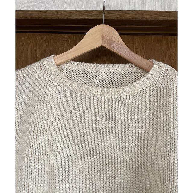 arts ＆ science Short sleeve crop sweater