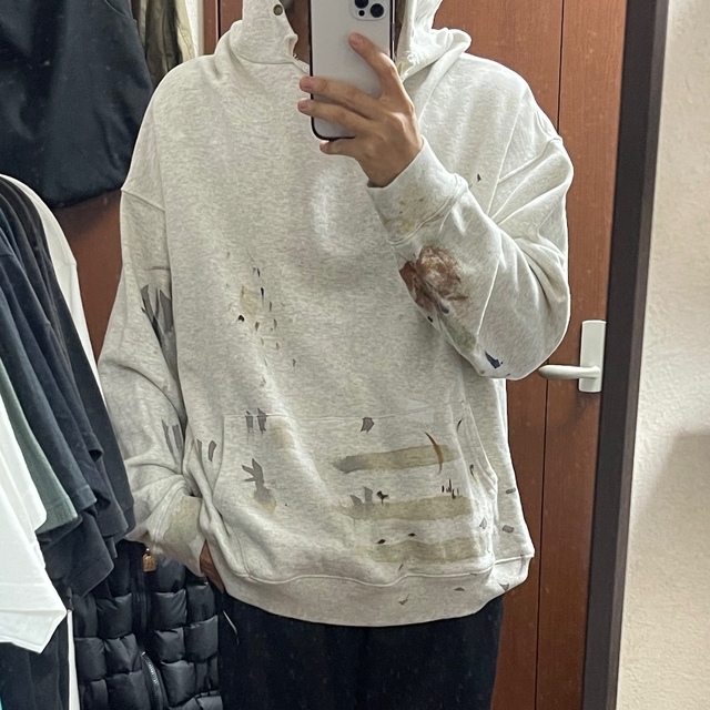 vuja de スウェット ARTISAN "MUD-DYE" CREWNECK