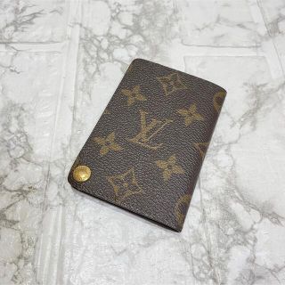 ルイヴィトン(LOUIS VUITTON)の美品 正規品 ルイヴィトンモノグラム カードケース、即日発送(名刺入れ/定期入れ)