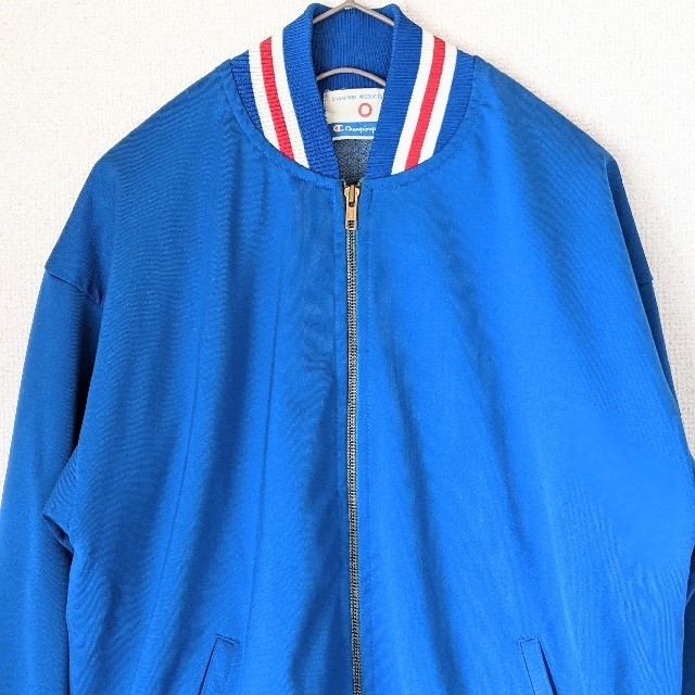 Champion(チャンピオン)の【vintage】★希少★CHAMPION　トラックジャケット　 国産品　XL メンズのトップス(ジャージ)の商品写真