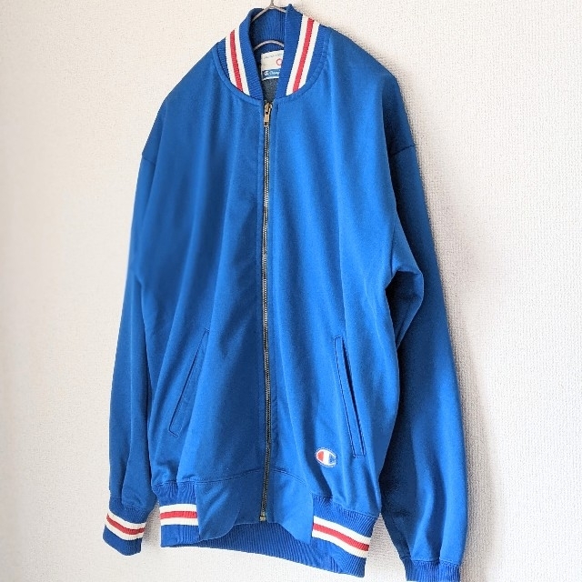 Champion(チャンピオン)の【vintage】★希少★CHAMPION　トラックジャケット　 国産品　XL メンズのトップス(ジャージ)の商品写真