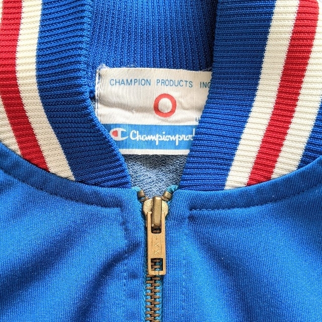 Champion(チャンピオン)の【vintage】★希少★CHAMPION　トラックジャケット　 国産品　XL メンズのトップス(ジャージ)の商品写真