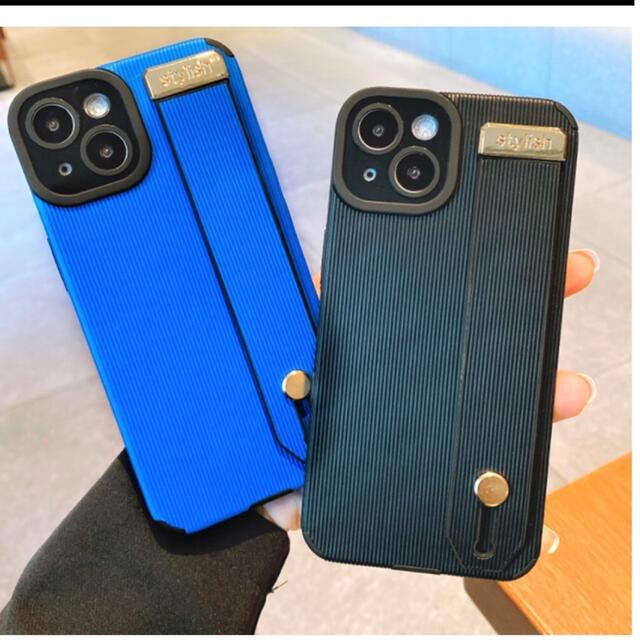 Stylish iphone13 スマホケース おしゃれなバンブー柄ストラップ付 スマホ/家電/カメラのスマホアクセサリー(iPhoneケース)の商品写真