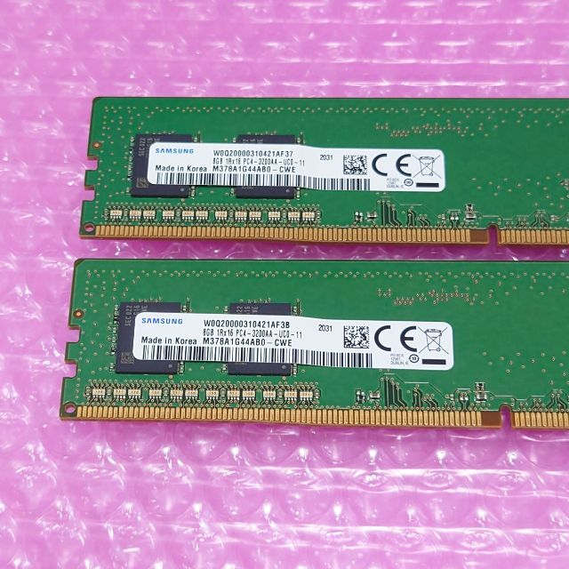 SAMSUNG DDR4-3200 デスクトップPC用 メモリ 16GB