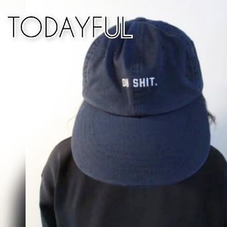 トゥデイフル(TODAYFUL)のトゥデイフル TODAYFUL キャナルジーンネイビーキャップ加工デザイン(キャップ)