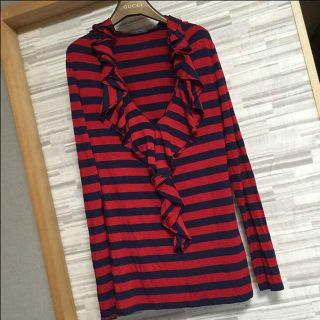 ラルフローレン(Ralph Lauren)の【超美品/新品未使用】ラルフローレン Sサイズ Tシャツ 長袖 フリル 160㎝(シャツ/ブラウス(長袖/七分))