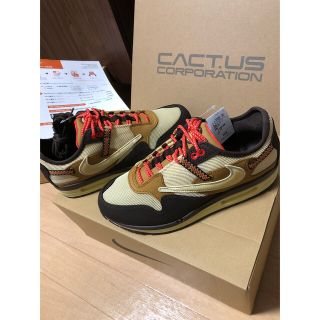 ナイキ(NIKE)のTravis Scott Nike Air Max 1 カクタス ブラウン 27(スニーカー)